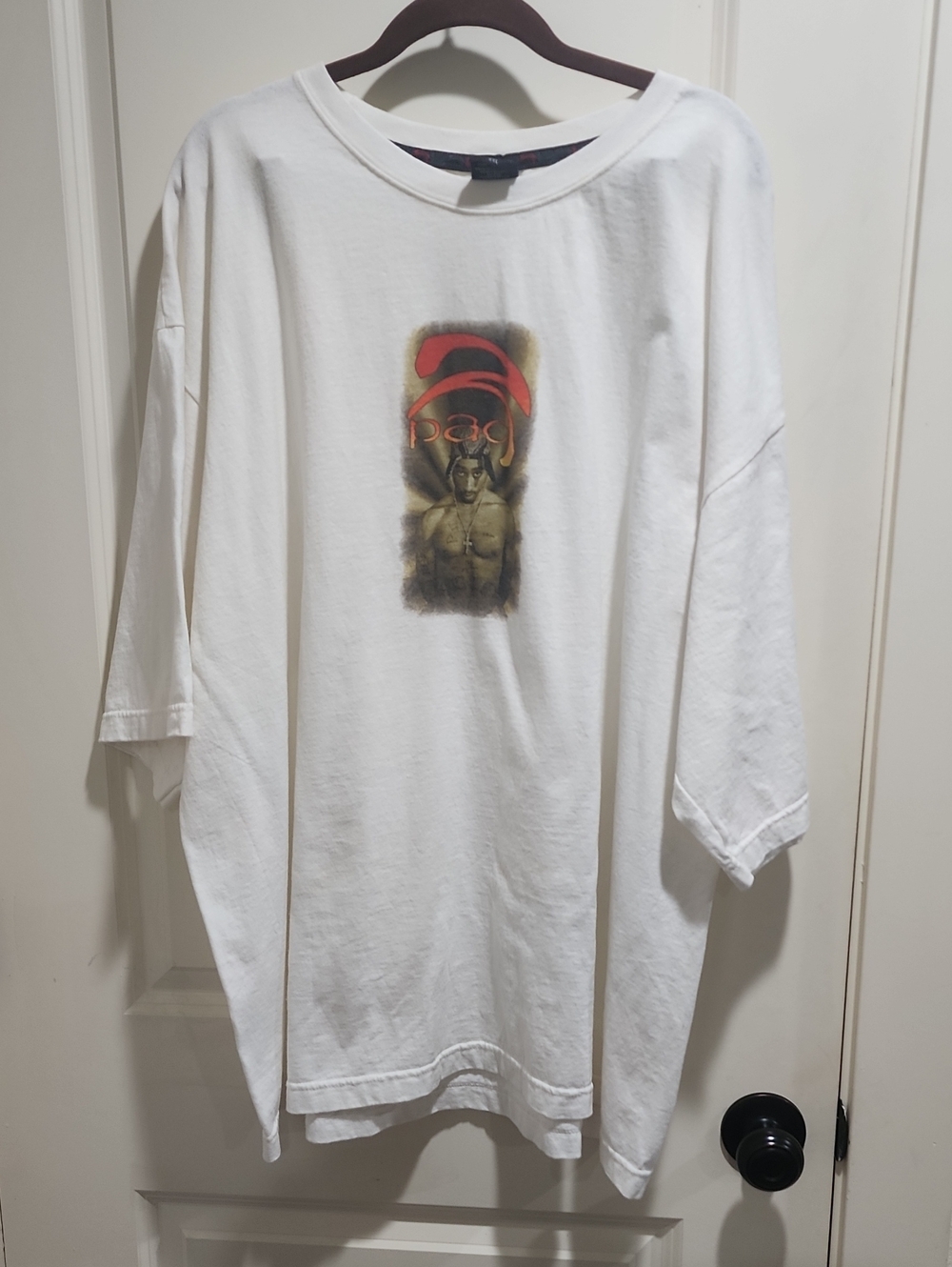 2Pac Vintage Winterland Tshirt Adult Extra Extra Large XXL 2XL White 2 Pac
